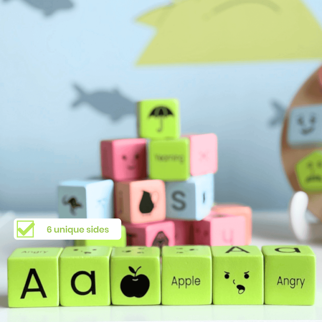 3 - in - 1 ABC Blocks Kit | Pack of 5 - Emomee