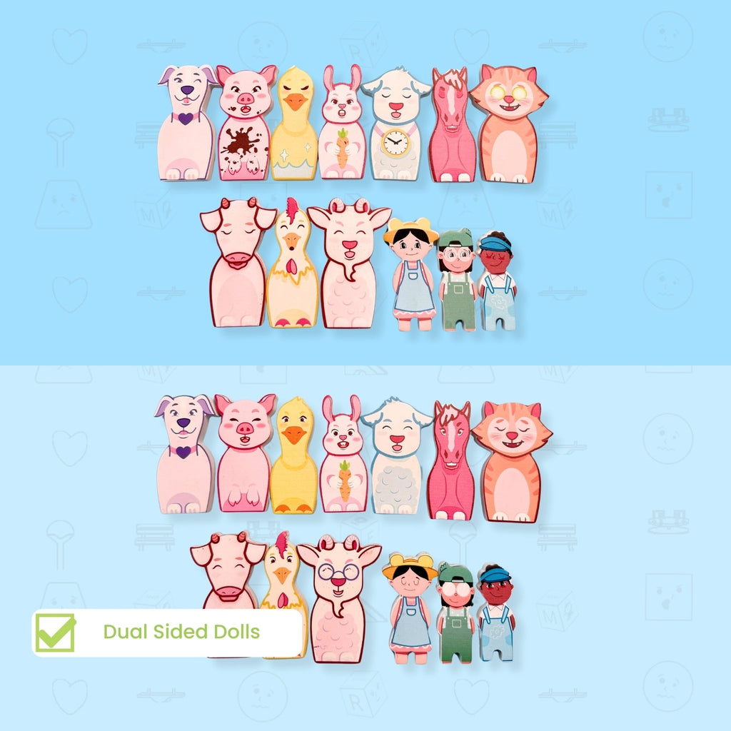 3 - in - 1 Calm Farm Kit | Pack of 5 - Emomee