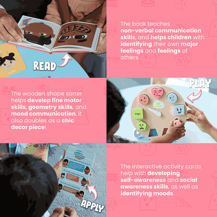 3 - in - 1 Shape Sorter Kit - Emomee