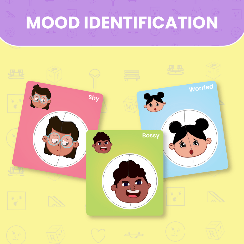 3 Piece Mood Matching Puzzle - Emomee