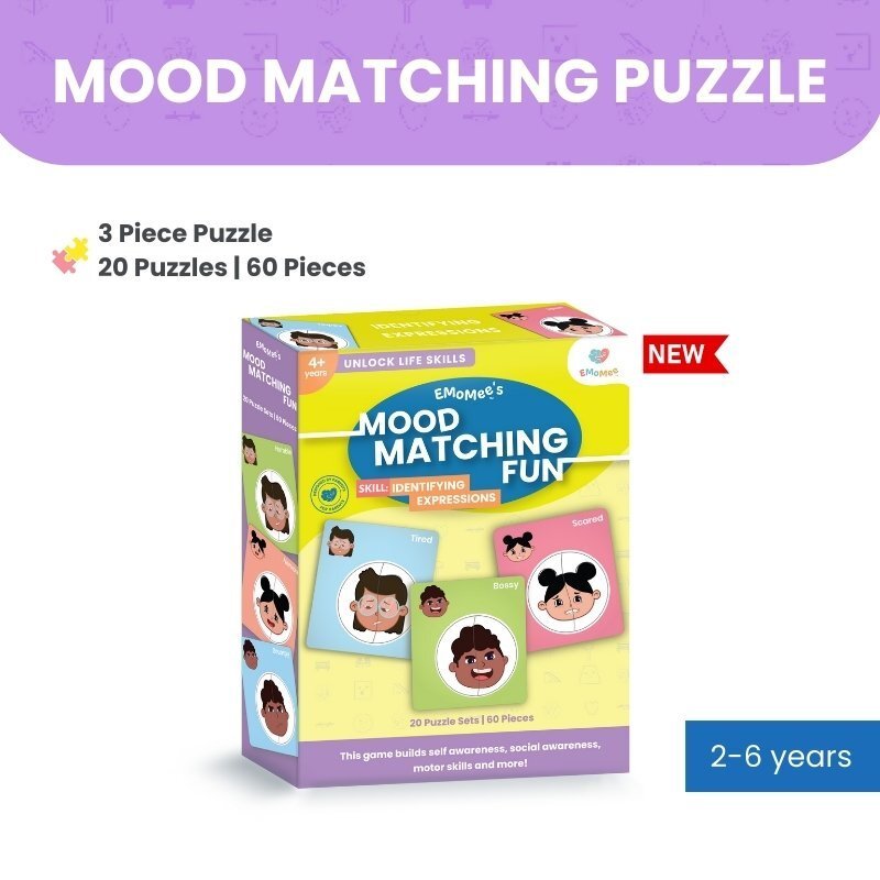 3 Piece Mood Matching Puzzle - Emomee