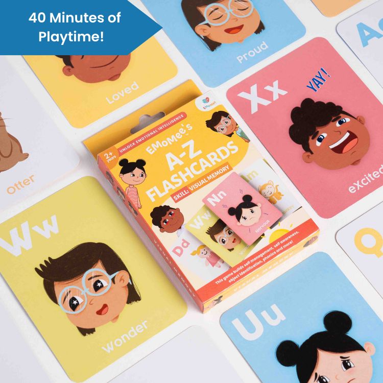 4 - in - 1 A–Z Flashcards | Pack of 5 - Emomee