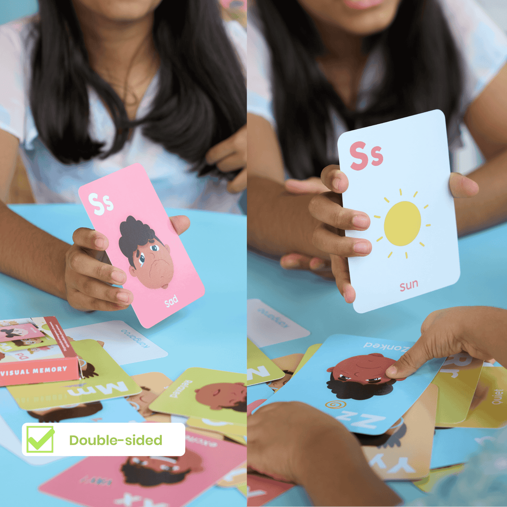 4 - in - 1 A–Z Flashcards | Pack of 5 - Emomee