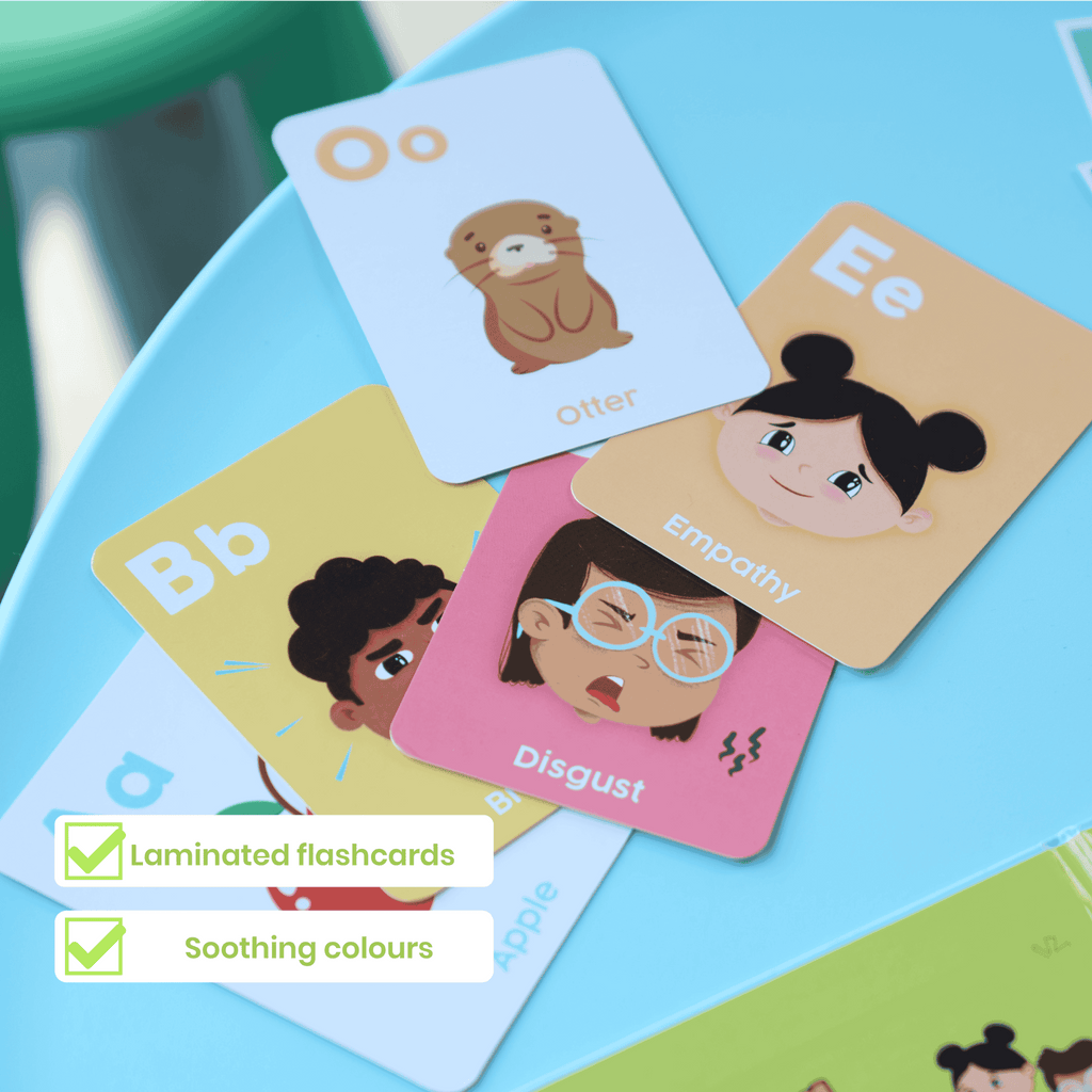 4 - in - 1 A–Z Flashcards | Pack of 5 - Emomee