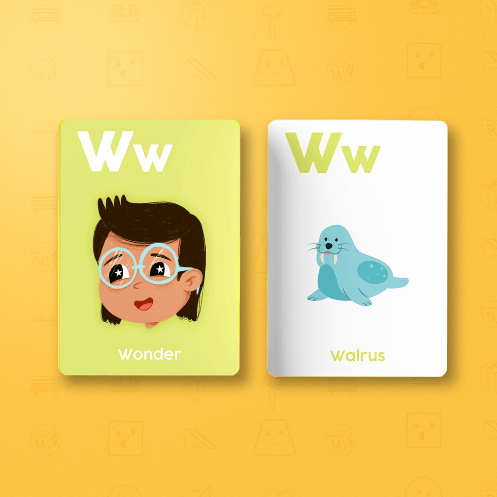 4 - in - 1 A–Z Flashcards | Pack of 5 - Emomee