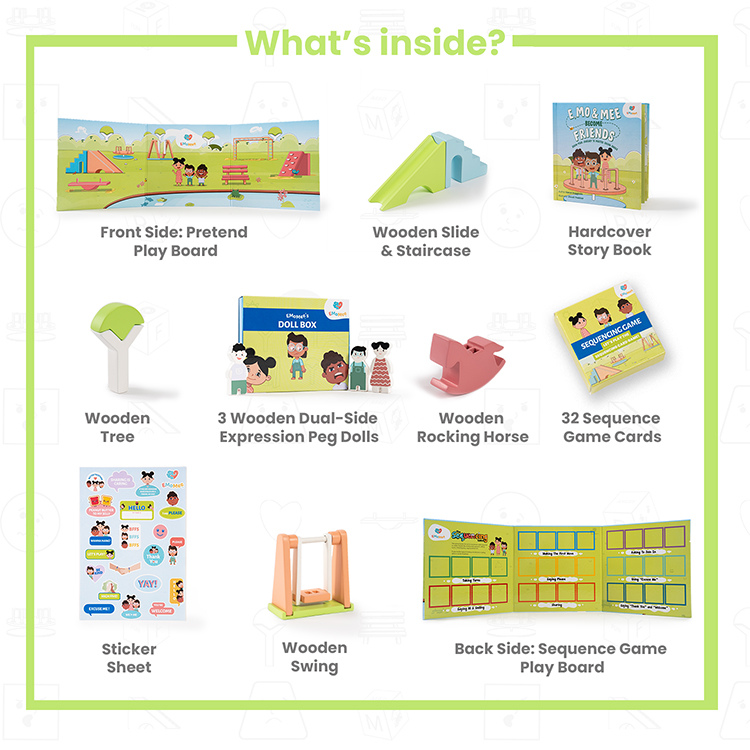 what is inside - 4-in-1 playground adventure kit